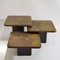 Brutalist Mosaic Nesting Tables by Paul Kingma for Kneip, 1989, Set of 3, Image 16