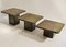 Brutalist Mosaic Nesting Tables by Paul Kingma for Kneip, 1989, Set of 3 2