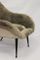 Scandinavian Faux Fur Shell Armchair, 1970s 6