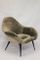 Fauteuil Shell Scandinave en Fausse Fourrure, 1970s 1