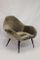 Scandinavian Faux Fur Shell Armchair, 1970s 11