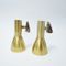 Gold Wall Sconces, 1960s, Set of 2 5