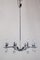 Lámpara de araña Art Déco cromada, años 30, Imagen 1