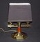 Art Deco Solid Bronze & Rosewood Table Lamp, 1930s, Image 2