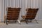 Cognac Brown Leather Ari Easy Chairs by Arne Norell, 1960s, Set of 2, Image 12
