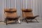 Cognac Brown Leather Ari Easy Chairs by Arne Norell, 1960s, Set of 2 15
