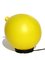 Gelbe Tischlampe in Ballon-Optik von Yves Christin für Bilumen, 1984 2