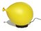 Gelbe Tischlampe in Ballon-Optik von Yves Christin für Bilumen, 1984 1
