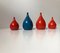 Modernist Danish Salt & Pepper Shakers by Laurids Lønborg, 1960s, Set of 4 1