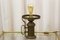Lampada da tavolo in ottone, anni '50, Immagine 1