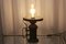 Lampada da tavolo in ottone, anni '50, Immagine 2