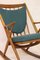 Vintage Teak Rocking Chair by Frank Reenskaug for Bramin, 1950s 11