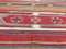 Tappeto Kilim vintage quadrato, Turchia, anni '60, Immagine 8