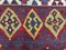 Tapis Kilim Vintage en Laine, Turquie, 1950s 3