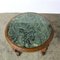 Vintage Coffee Table with Marble Top and Carved Legs 6