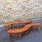 Pine Benches by Pierre Chapo, 1960s, Set of 4 4