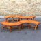 Pine Benches by Pierre Chapo, 1960s, Set of 4, Image 6