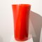 Red Lacquered Ceramic Vase from Pozzi, 1950s 2