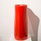 Vaso in ceramica laccata rossa di Pozzi, anni '50, Immagine 4