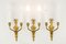 Antique Wall Lamps, 1890s, Set of 3 17