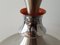 Lámpara colgante danesa vintage de acero cromado y cepillado, Imagen 4
