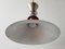 Lámpara colgante danesa vintage de acero cromado y cepillado, Imagen 5