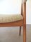 Vintage Teak & Wool Compass Chair by Kai Kristiansen for SVA Møbler, 1960s 3