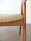 Vintage Teak & Wool Compass Chair by Kai Kristiansen for SVA Møbler, 1960s, Image 3