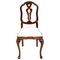 19th-Century Venetian Carved Walnut Chairs, Set of 6 3