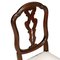 19th-Century Venetian Carved Walnut Chairs, Set of 6, Image 6