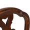 19th-Century Venetian Carved Walnut Chairs, Set of 6 5