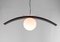 Lámpara colgante Eye de madera de arce, acrílico y vidrio de Louis Jobst, Imagen 3