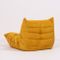 Yellow Fabric Togo Chair by Michel Ducaroy for Ligne Roset, 1970s, Image 4