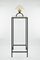 Rolled Steel & Brass U Lamp with Linen Lamphade by Louis Jobst 8