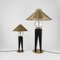 V Table Lamp in Hardwood, Solid Glass, & Brass by Louis Jobst 5