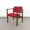 Chaise d'Appoint Vintage Rouge 1