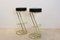 Brass & Leather Bar Stools, 1980s, Set of 2 5