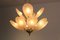 French Brass & Murano Glass Chandelier, 1970s 9