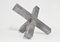 Cross with Ash Aluminium Light Sculpture from early light 2