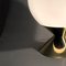Large Italian Table Lamp with Opaline Glass Sphere, 1970s 4