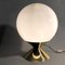 Large Italian Table Lamp with Opaline Glass Sphere, 1970s 8