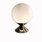 Large Italian Table Lamp with Opaline Glass Sphere, 1970s 10