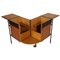 Mueble bar plegable de teca de Franco Albini para La Permanente Mobili Cantù, años 60, Imagen 4
