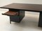 Mahogany & Chrome Desk by Florence Knoll for Knoll International, 1959, Image 12