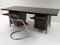 Mahogany & Chrome Desk by Florence Knoll for Knoll International, 1959 5