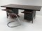 Mahogany & Chrome Desk by Florence Knoll for Knoll International, 1959, Image 5
