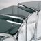 Glass & Chromed Tubular Steel Nesting Tables in the Style of Marcel Breuer, 1950s, Set of 3, Image 3