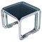 Glass & Chromed Tubular Steel Nesting Tables in the Style of Marcel Breuer, 1950s, Set of 3 1