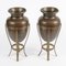 Vases sur Pieds Art Nouveau Antique en Laiton, 1900s, Set de 2 4