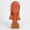 Busto in terracotta vintage di Paul Serste, anni '50, Immagine 2